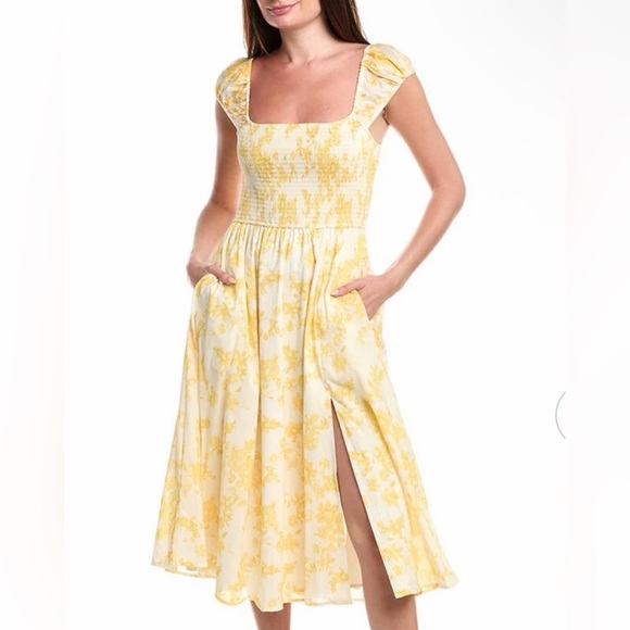 Anthropologie Dresses & Skirts - NWT Anthropologie Hutch Malone Midi Dress Size Large in Yellow